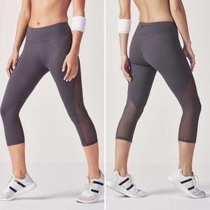 Fabletics Polly Capri ll Workout Leggings w/ Mesh